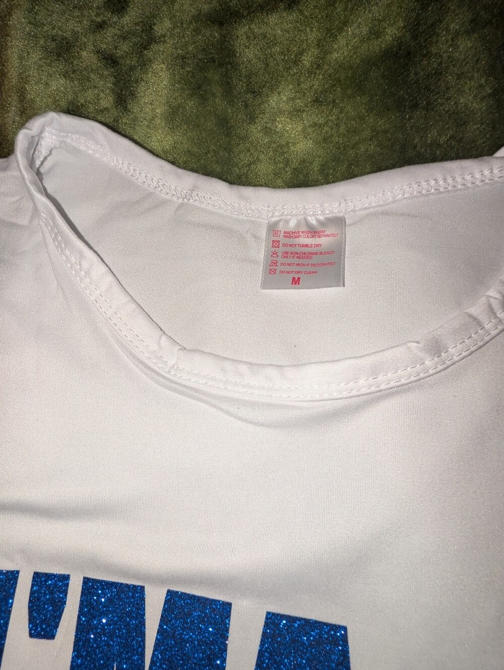 'I'ma Pray On It' Graphic Tee Size Medium White NWOT - Picture 5 of 6